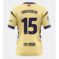 Barcelona Andreas Christensen #15 Vonkajší futbalový dres 2025-26 Krátky Rukáv